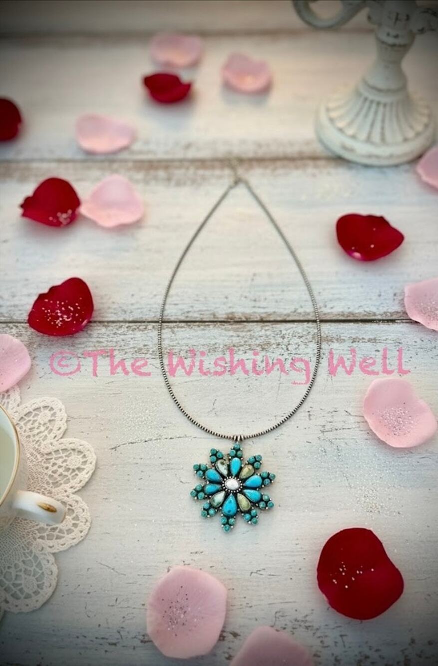 WOW! White Water Turquoise | Palomino & White Buffalo! Stunner Pendant